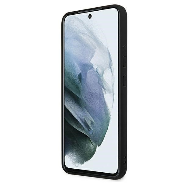 Funda KARL LAGERFELD Samsung Galaxy S22 Plus Saffiano Ikonik Karl`s Patch Plata Hardcase